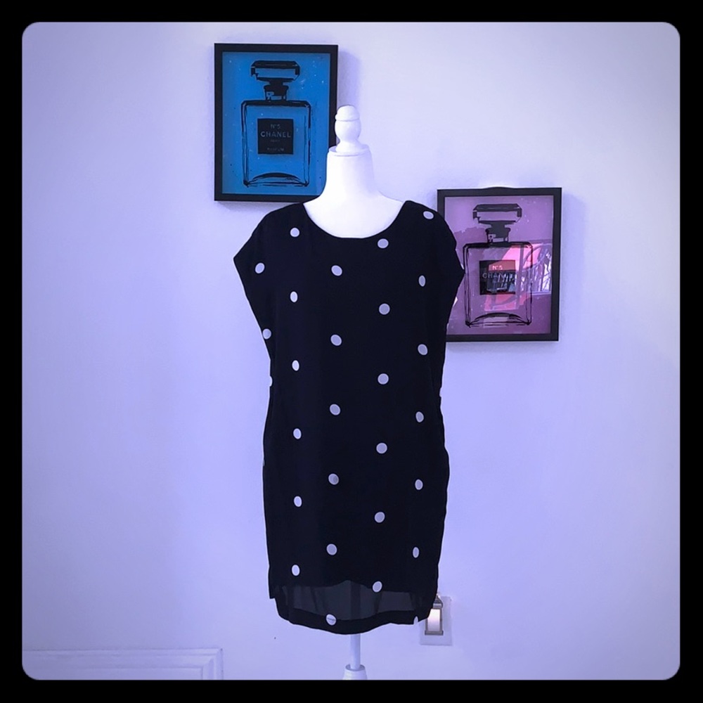 Blue and White dress